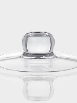 Подставка для торта Magistro «Цветочки», 29×23 см, на ножке, с крышкой-клош, стекло, прозрачная