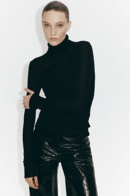 Top de lana con cuello alto - H&m фото 8