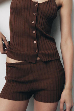 PLEATED FINE KNIT BRIEFS - Zara фото 12