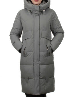 6813 OLIVE Пальто зимнее женское (200 гр. холлофайбер)