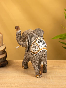Набор сувенирный «Слоны», 25 см, 20 см, 15 см, дерево, серый