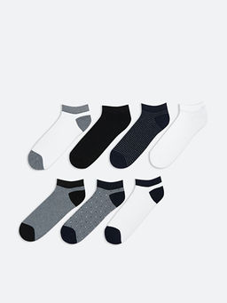 Desenli Erkek Patik ?orap 7li