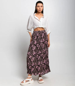 Юбка #КТ8137-4, капучино