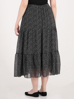 Юбка ярусная шифоновая - Almond фото 31