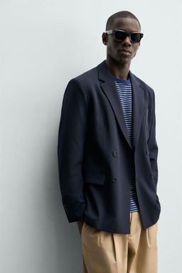 BLAZER CRUZADA CONFORT / Marino