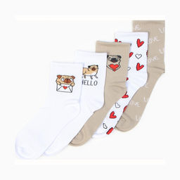 Носки женские KAFTAN Love you, набор 5 пар, размер 36-39 (23-25 см)  фото 12