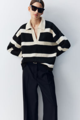 Jersey de punto fino con cuello - H&m фото 3