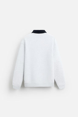 CONTRAST COLLAR POLO SHIRT - Zara фото 31