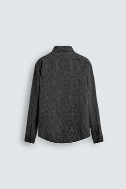 FLUID FLORAL JACQUARD SHIRT - Zara фото 8