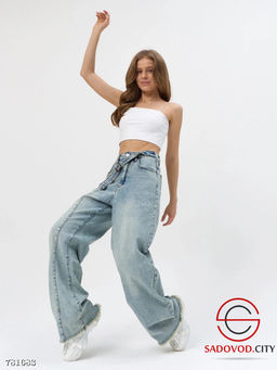 Джинсы стрейч свободные - Bruno фото 3