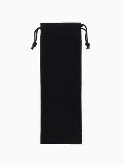 Цена за 50 шт. Мешочек подарочный, 6×18 см, фасовка 50 шт., чёрный