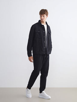 Standart Kal?p Erkek Jean Ceket