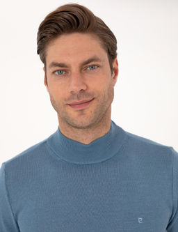 Mavi Slim Fit Yar_m Bal_k__ Yaka Basic Triko Kazak - Pierre cardin фото 2