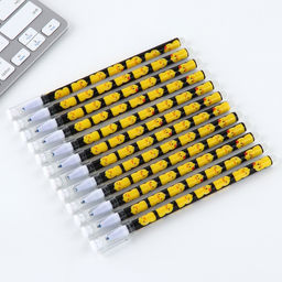 Цена за 12 шт. Ручка пиши стирай синяя паста 0,5 мм с колпачком «Утя»