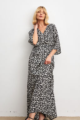 Платье 156708 (черно-белый)