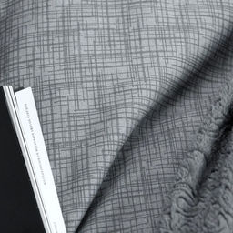 Пододеяльник 1,5-спальный, бязь Комфорт (Контур, светло-серый) - Ивановотекстиль фото 3