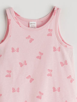 Bisiklet Yaka K?z Bebek Penye Tulum