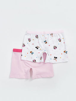 Minnie Mouse Bask?l? K?z ?ocuk Boxer 2li - Waikiki фото 2