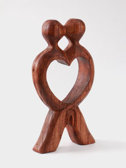 Сувенир Любовь, 14?3.5?25 см, дерево, коричневый