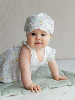 Платье-боди с крылышками Акварельные цветы 0+ - Bungly фото 9