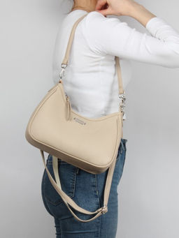 Сумка женская искусственная кожа YDR-2765, 1отд+карм/перег, плечевой ремень, бежевый SALE 264128 - Adelia фото 9