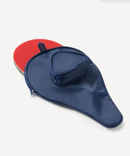 Чехол для ракетки для настольного тенниса Donic Trend Cover, с карманом, синий/красный