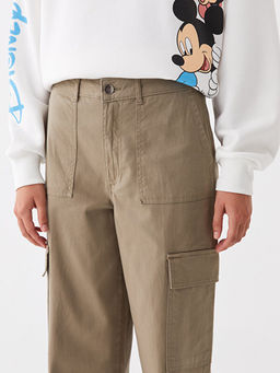 Kad?n Rahat Kal?p D?z Kargo Pantolon