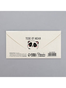 Цена за 10 шт. Конверт для денег «Маленький вклад в мечту», 16.5×8 см