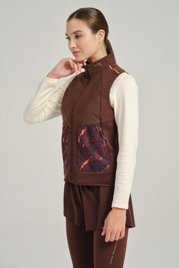 Жилет пуховый Коричневый