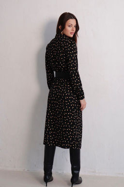 Платье-рубашка с английским воротником принт - Martichelli фото 239