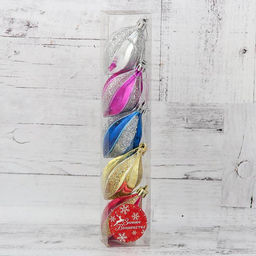 Ёлочные игрушки набор 5 шт. Разноцветные сосульки, 48 см, МИКС - Зимнее волшебство фото 2