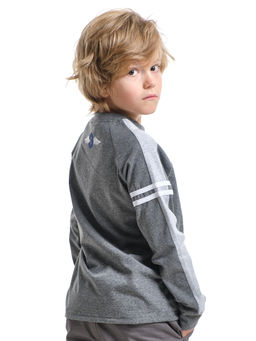 Лонгслив с принтом UD 4125 графит - Mini maxi фото 2