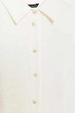 FITTED WAIST SATIN SHIRT - Zara фото 10