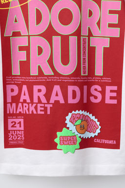 APPLE AND LABEL T-SHIRT - Zara фото 4