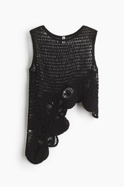 Top asim?trico efecto crochet - H&m фото 2