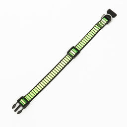 Ошейник Риф, ширина 2 см, зелёный - Пижон фото 4