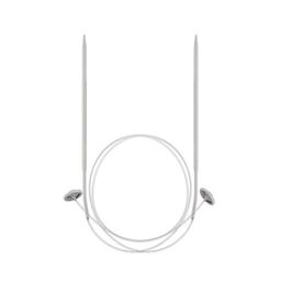 Спицы GAMMA раздельные на леске KNK алюминий d 4.0 мм 50 см 2 шт с фиксатором  фото 4