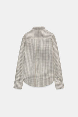 ZW COLLECTION CHECK SHIRT - Zara фото 11