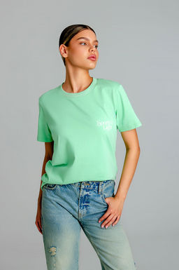 Арт. 3174 Футболка женская 44-52 (5 шт) Цвет:салатовый - Калинка фото 8