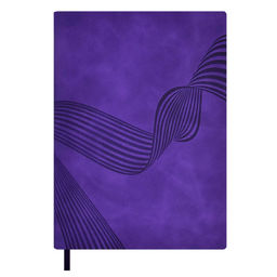 Ежедневник недатированный ESCALADA, А6+, 160 л., арт. 64026/ 20 СОФТ-ТАЧ ФИОЛЕТОВЫЙ (кожзам: 126х1