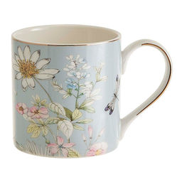 МЛ156L1 Кружка "Стрекоза" (400 мл) в подарочной упаковке, серый