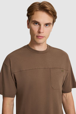 Erkek Kahverengi Comfort Fit Bisiklet Yaka Ti__rt - U.s. polo assn фото 2