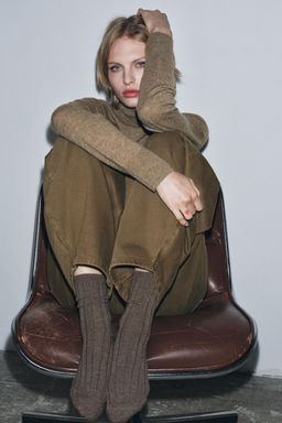 BASIC RIBBED SOCKS - Zara фото 4