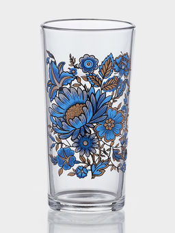 Набор для напитков «Милори», 7 предметов: кувшин, 6 стаканов, стекло, прозрачный, синий