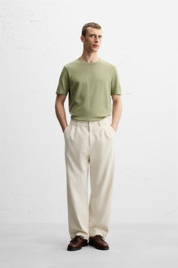 REGULAR FIT KNITTED T-SHIRT