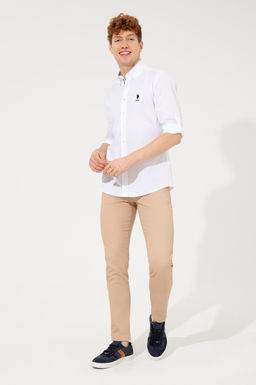 U. S. Polo Assn Мужские брюки песочного цвета из парусины - U.s. polo assn фото 15