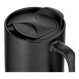 Кружка с крышкой Walmer Domino, 0.4 л, цвет черный  фото 4