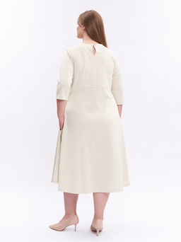 Платье из плотного трикотажа PP34306WHT04 - Артесса фото 10