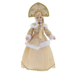 Снегурочка с ёмкостью для конфет, L22 W14 H52 см