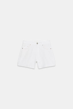 SHORTS Z1975 MOM FIT TIRO MEDIO / Blanco - Zara фото 7